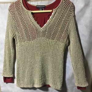 Sweater/blouse set